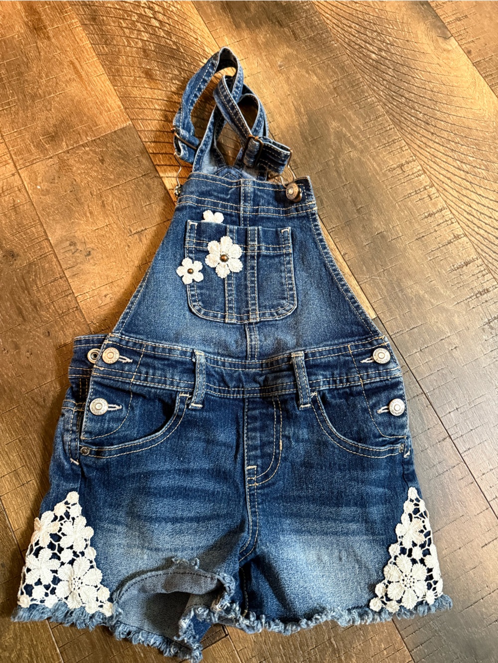 Girls shorts overalls